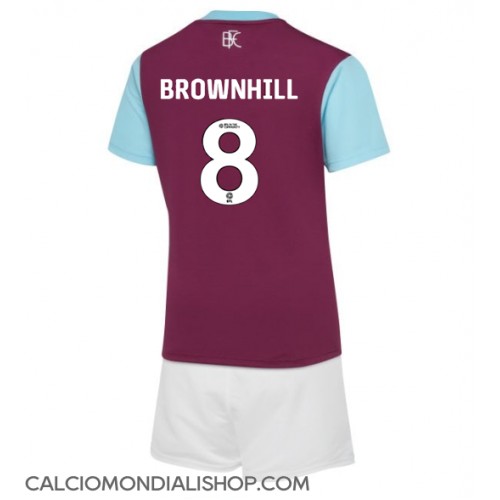 Maglie da calcio Burnley Josh Brownhill #8 Prima Maglia Bambino 2024-25 Manica Corta (+ Pantaloni corti)